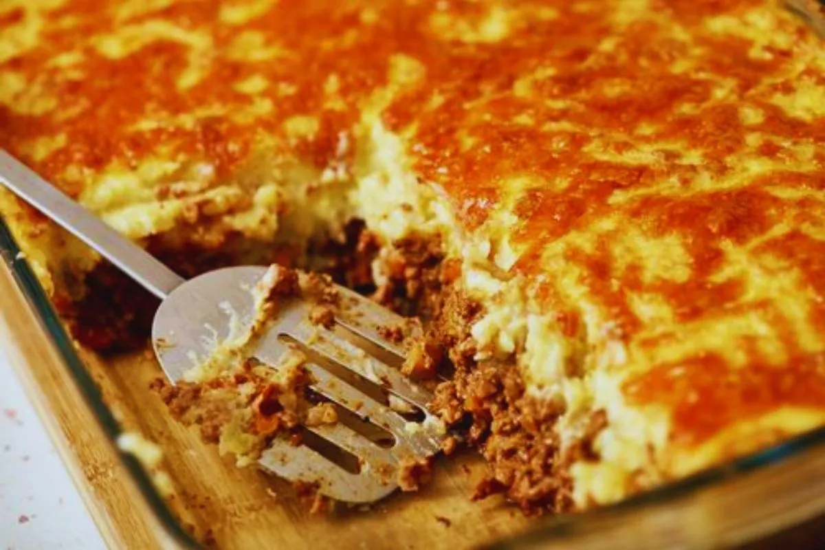 Torta de Batata com Carne Moída - Mundo de Delícias